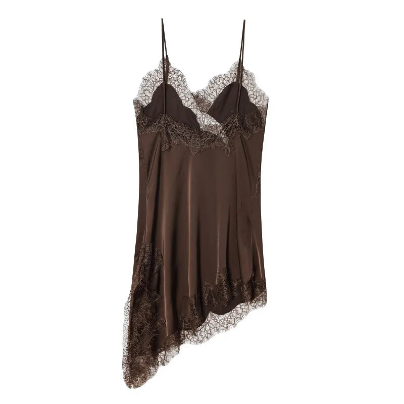 Lace Slip Mini Dress